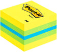 Post-it selvklæbende notesblok 51x51mm assorteret 400 ark