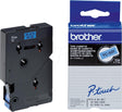 Brother tc-501 - 12mm - sort på blå til pt-8e pt-2000 pt-3000 pt-5000