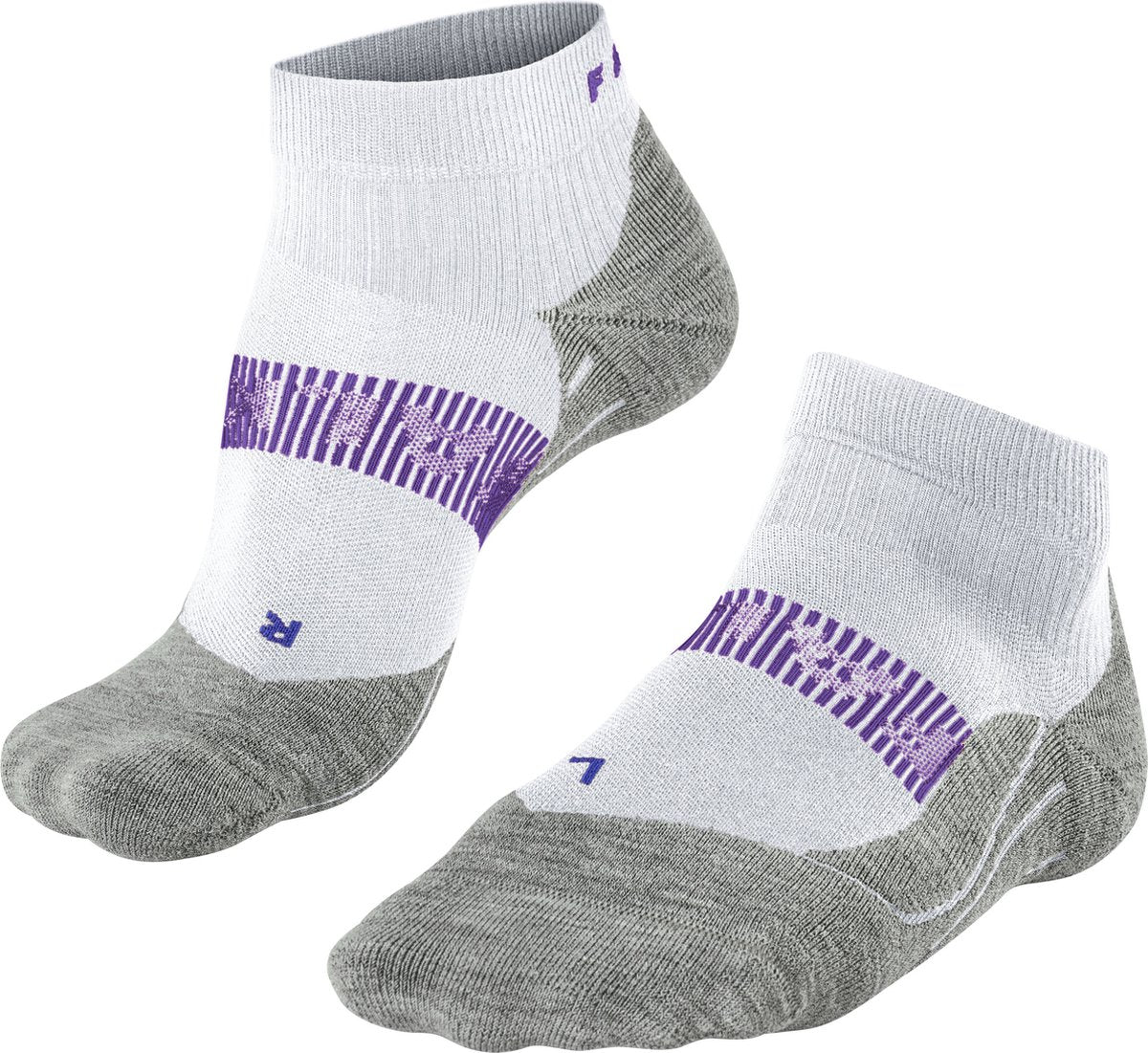 Falke ru4 cool short anti-blister funktionelt materiale løbestrømper kvinder hvid - str. 39-40