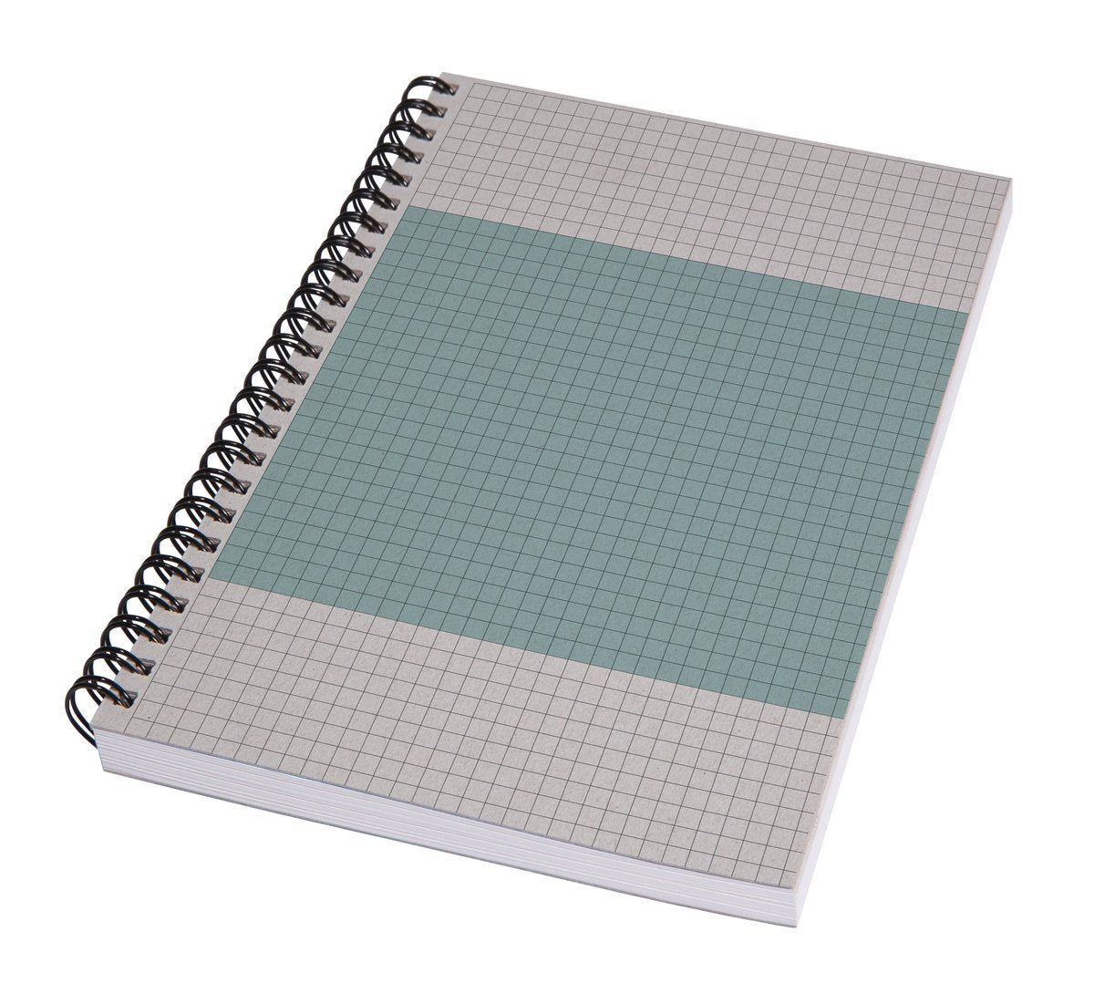 Sigel notesbog quicknote - a5 spiral lyseblå ternet softcover - 160 sider 80 gram - si-sn600