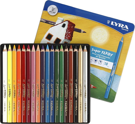 Lyra https: www.cchobby.nl super-ferby-1-coloured-pencils-l-18-cm-refill-6-25-mm-various-colours-18-piece-1-box