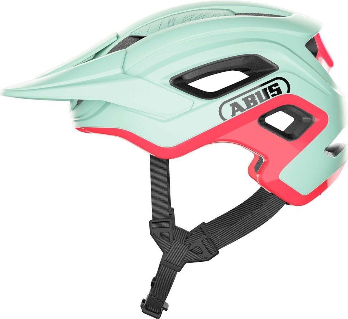 Abus cykelhjelm cliffhanger iced mint l - 57-61 cm - grøn - velegnet til brug på mountainbikes - 365 g