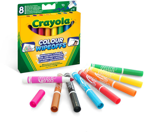 Crayola Color Wipeoff Whiteboard Markers, 8 ..