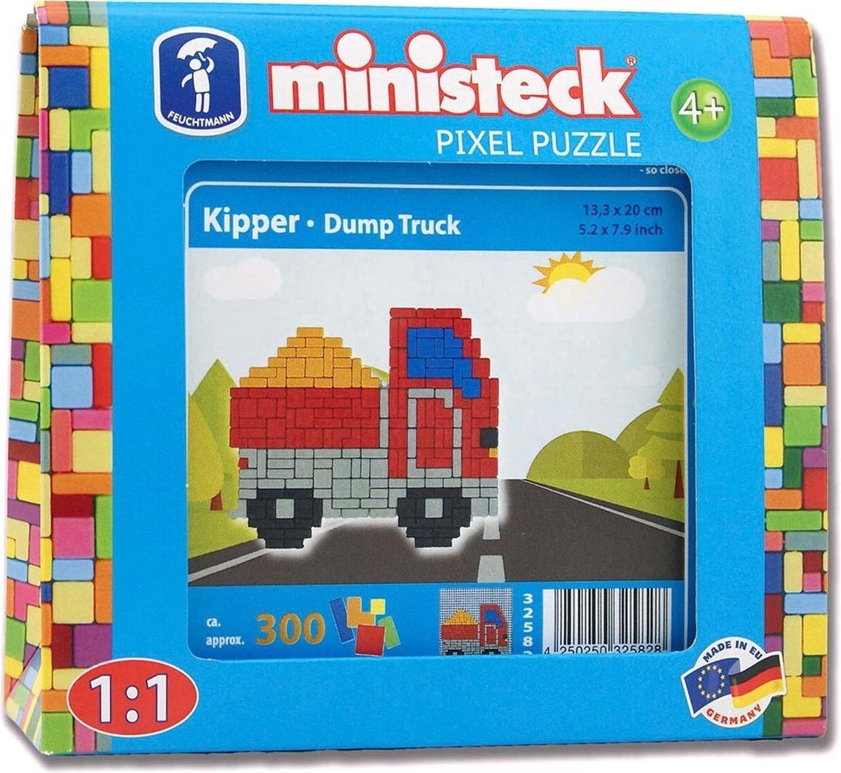 Ministeck dumper lille kasse 300 stk