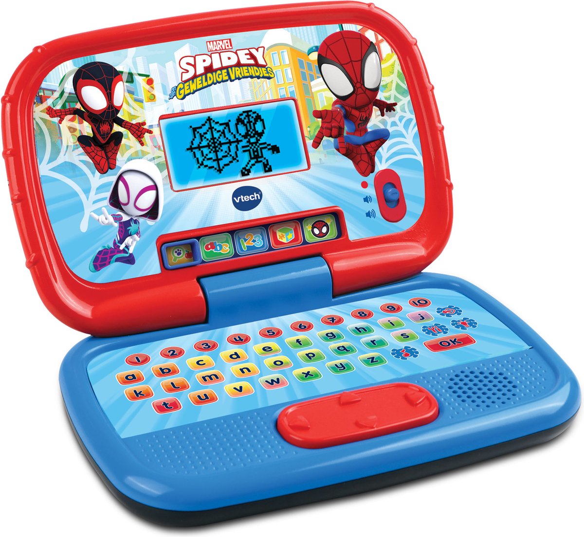 Vtech spidey læringscomputer - legetøjslaptop - lær regnestykker og mere - pædagogisk børnelegetøj - gave - fra 3 år