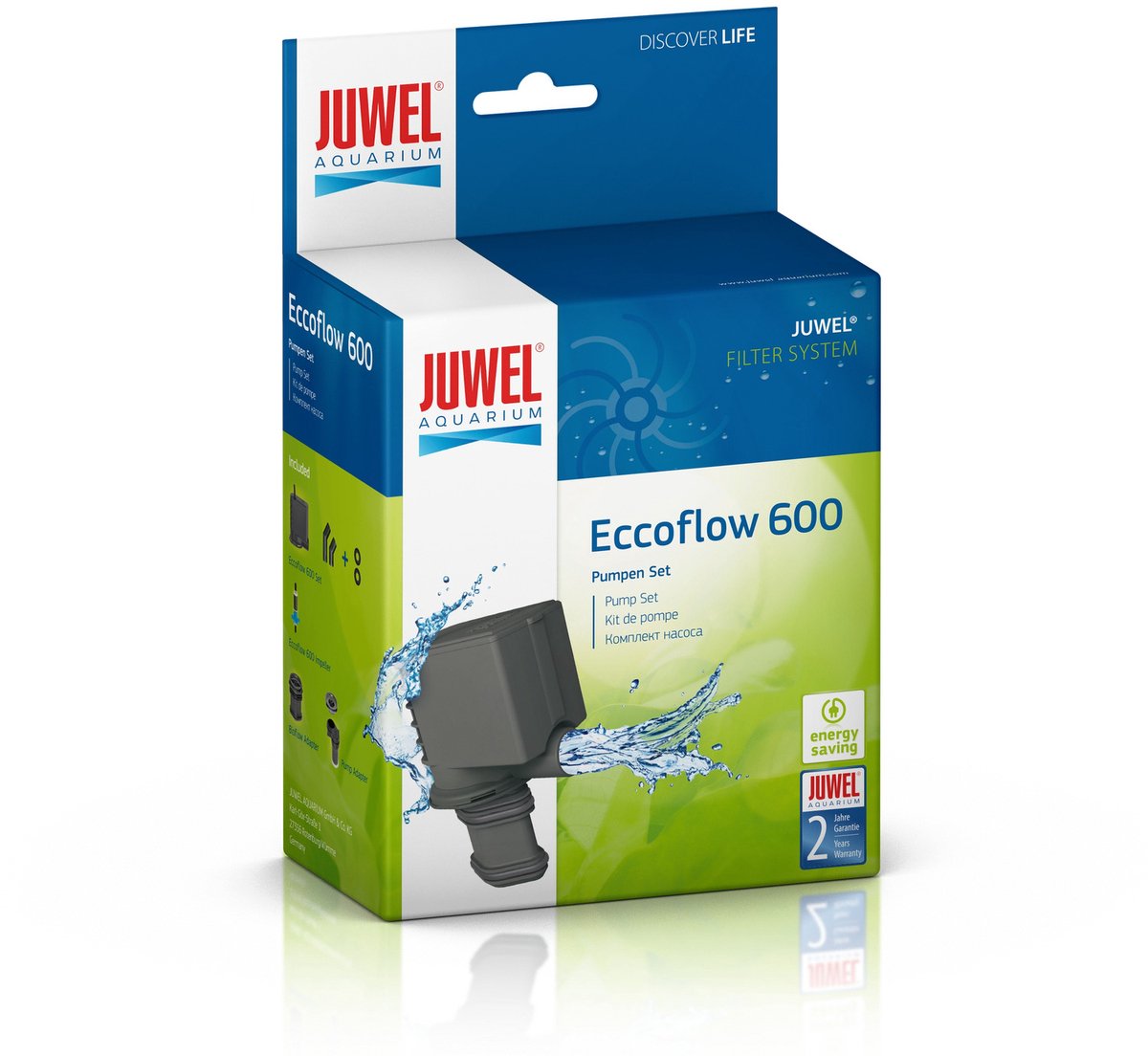 Juwel cirkulationspumpe eccoflow 600 - sort