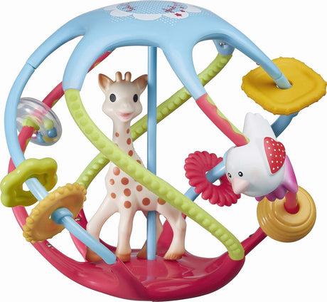 Sophie the giraffe twistin ball - legebold - legetøjsbold - babylegetøj - fra 6 måneder - ø16 cm - flerfarvet