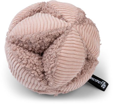 District 70 bobby – snuffelbal voor honden | stimuleert speurgedrag mentale uitdaging – roze – large ø19 cm