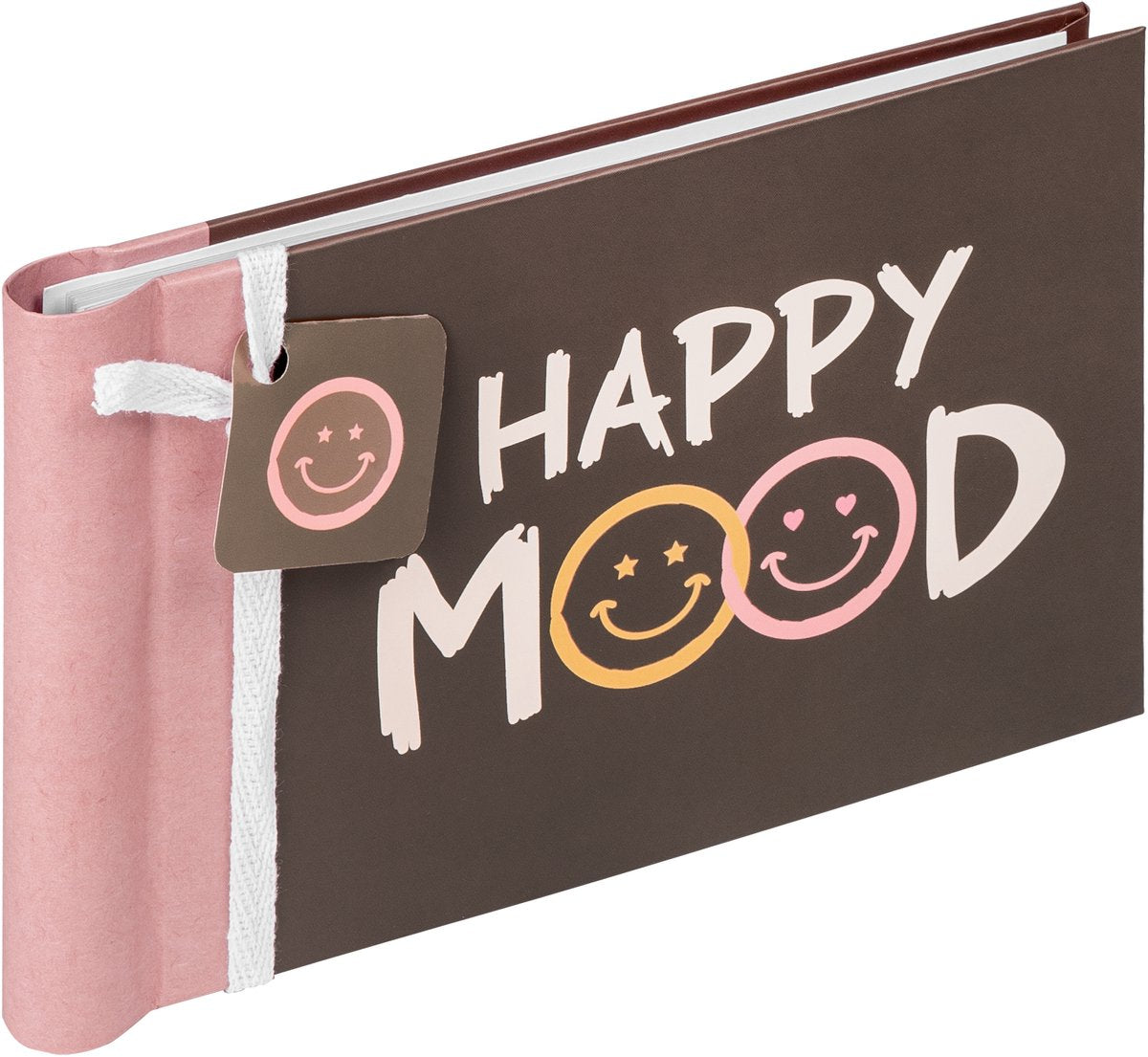 Walther ma-133 happy mood - mini lageralbum med spiral - 36 billeder 10 x 15 cm - brun