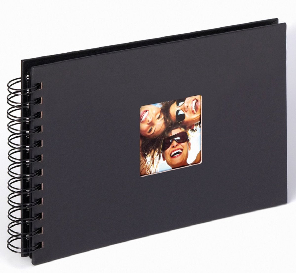 Walther sa-109-b fun - spiral album - størrelse 23 x 17 cm - sort