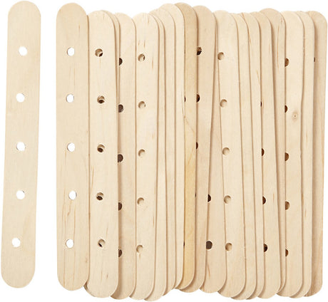 Creativ virksomhed https: www.cchobby.nl byggepinde-l-15-cm-b-1-8-cm-hul størrelse-4-mm-20-stykke-1-kasse