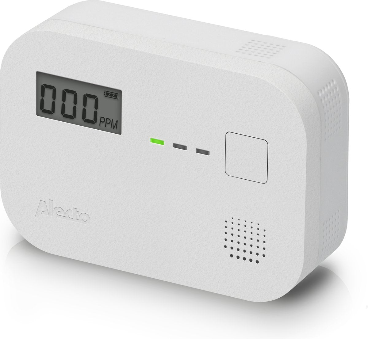 Alecto COA3910 kuliltedetektor med display - 10 års sensor - opfylder europæisk standard EN50291 - hvid