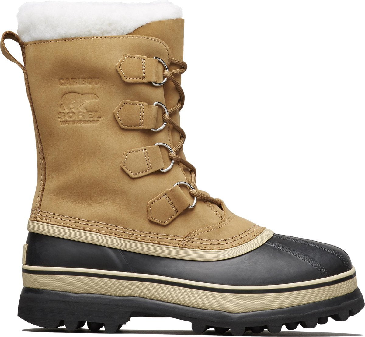 Sorel caribou™ wp snestøvler til kvinder - buff - størrelse 37