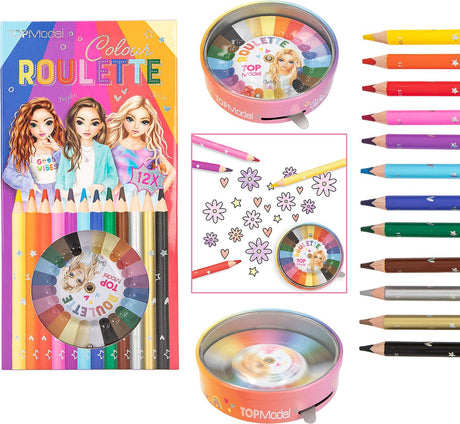 Depesche - topmodel colour roulette - kleurpotloden