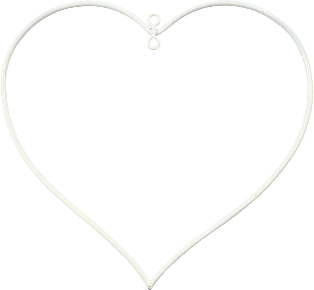 Creativ virksomhed https: www.cchobby.nl metal-wire-shape-size-13x13-cm-thickness-2-5-mm-white-10-piece-1-box