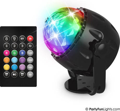 Partyfunlights -party lamp - led - usb - speaker - afstandsbediening