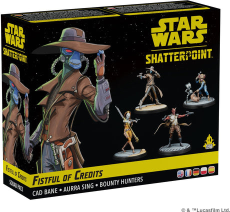 Atomic masse spil star wars shatterpoint knytnæve fuld af kreditter cad bane squad pack - en fr de pl es