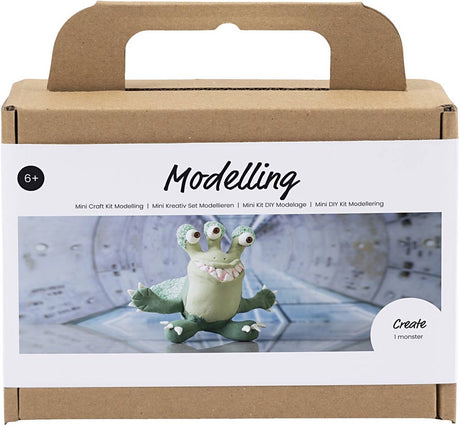 Kreativ virksomhed https: www.cchobby.nl mini-hobbyset-boetseren-monster-lulu-lichtgroen-donkergroen-1-doos