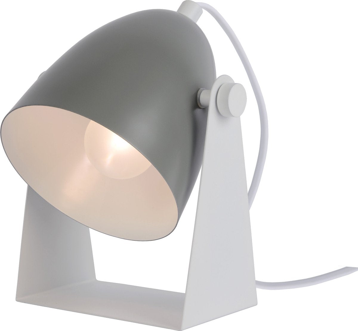 Lucide chago - bordlampe - 1xe14 - grå