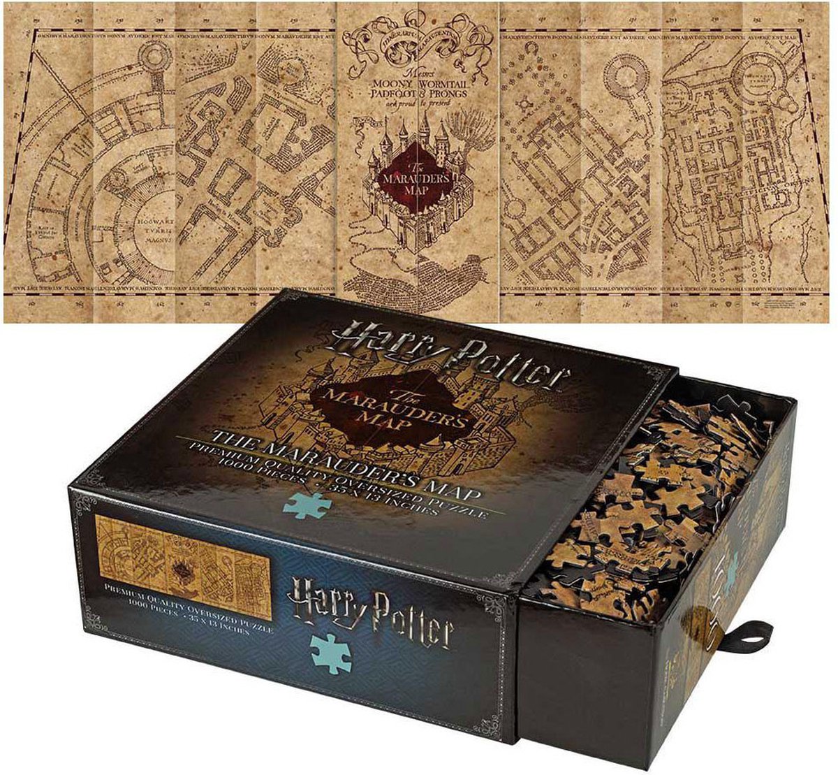 Noble samling harry potter marauders kortpuslespil - 1000 brikker