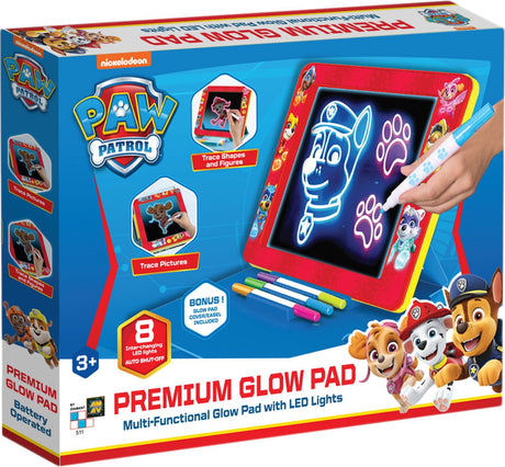 Paw patrol - premium glødepude - magisk tegnebræt - flerfarvet