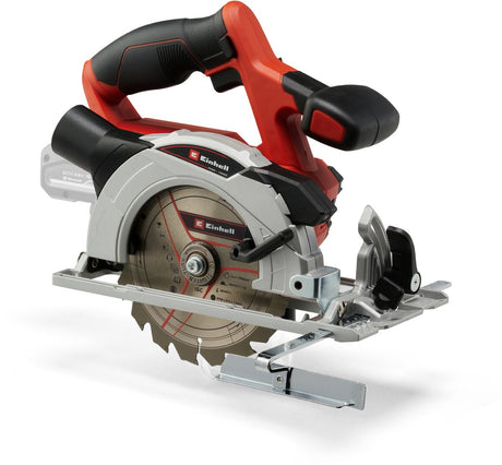 Einhell akku rundsav te-cs 18 150 li solo - power x-change - 18 v li-ion - 4.200 t min - ø150x10 16 mm 18 t - max. skæredybde: 90° 45°: 48 32 mm - ekskl. batteri og oplader