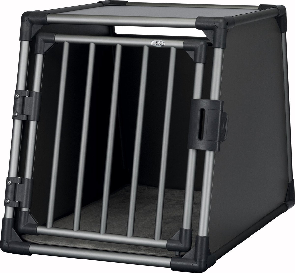 Trixie transportkasse alu grafit - m–l: 86x61x65 cm