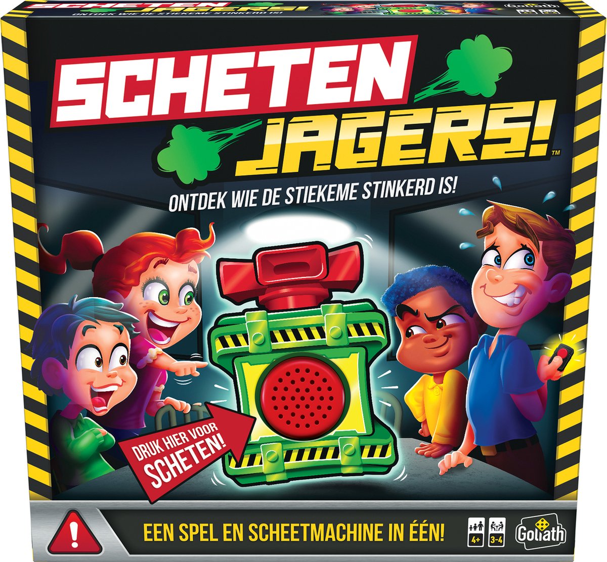 Goliath schetenjagers - actiespel - kinderspel - met scheetgeluiden!