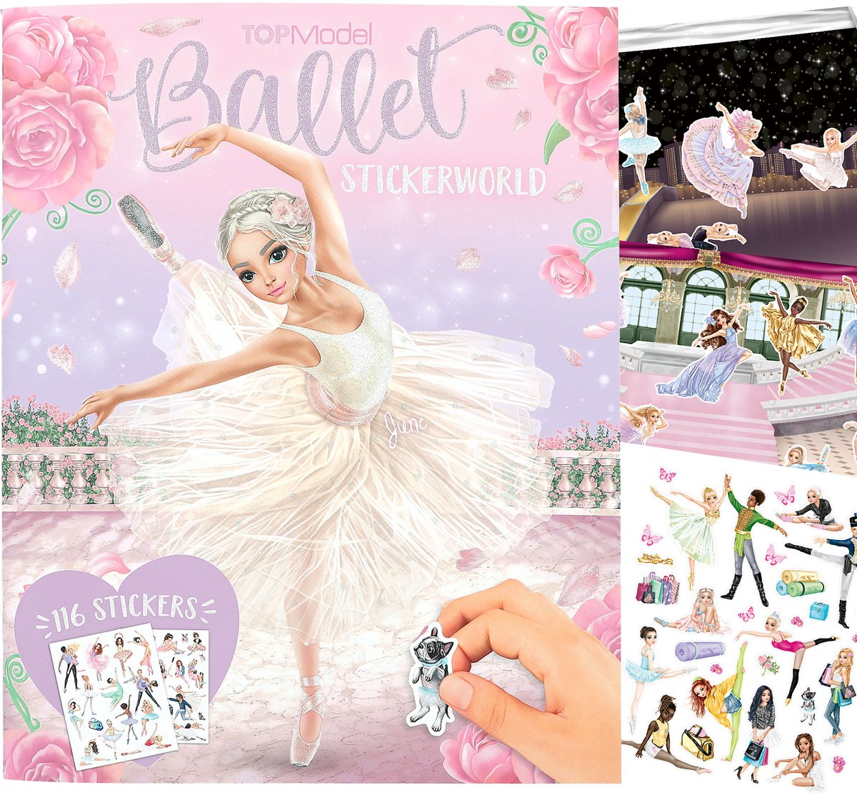 Depesche - topmodel stickerworld ballet - stickerboek