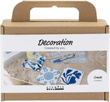 Kreativ virksomhed https: www.cchobby.nl mini-hobbyset-decoration-porceain-coasters-blue-1-box