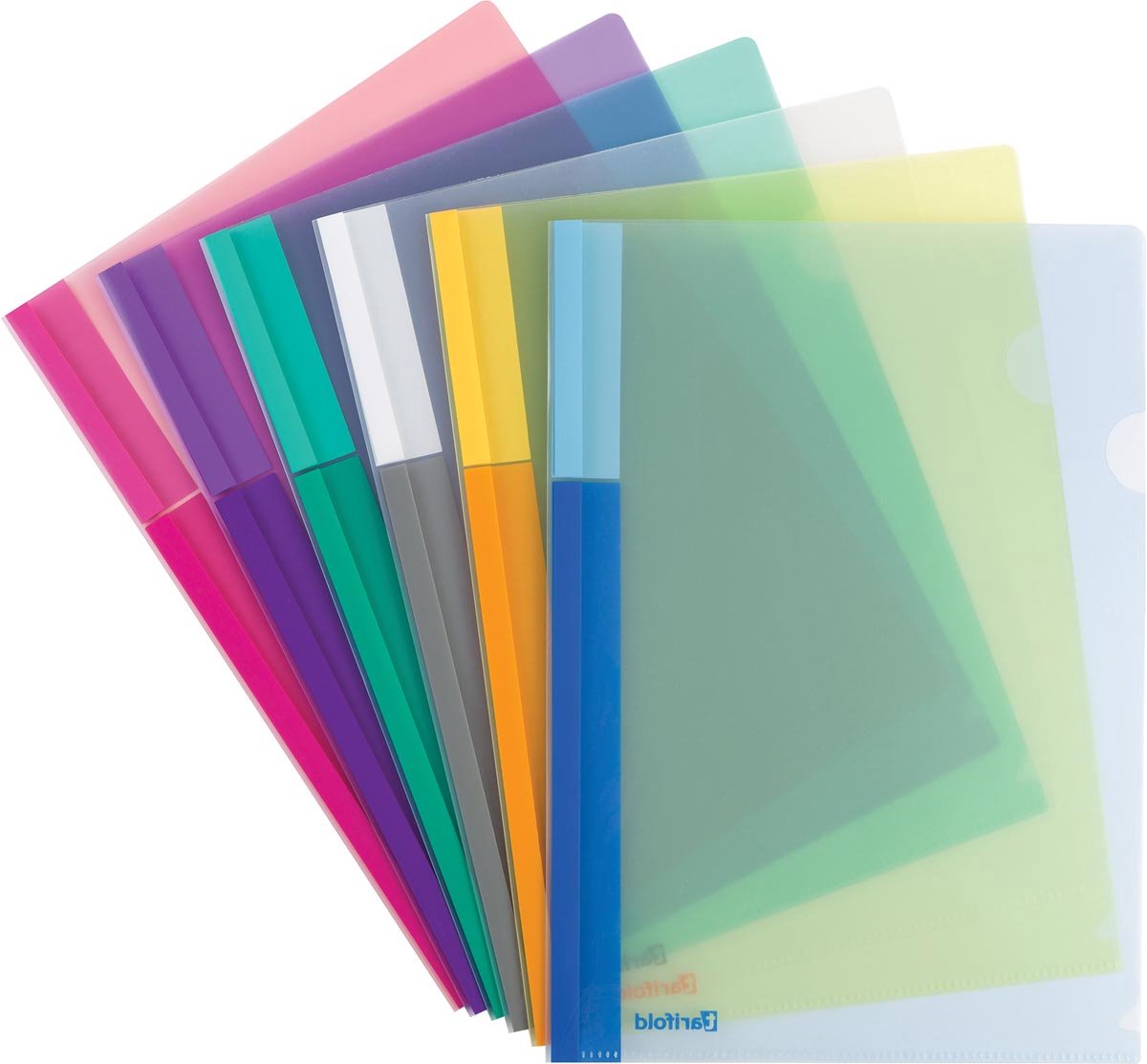 Tarifold kollektion tarifold l-mappe A4, lavet af pp, assorterede farver