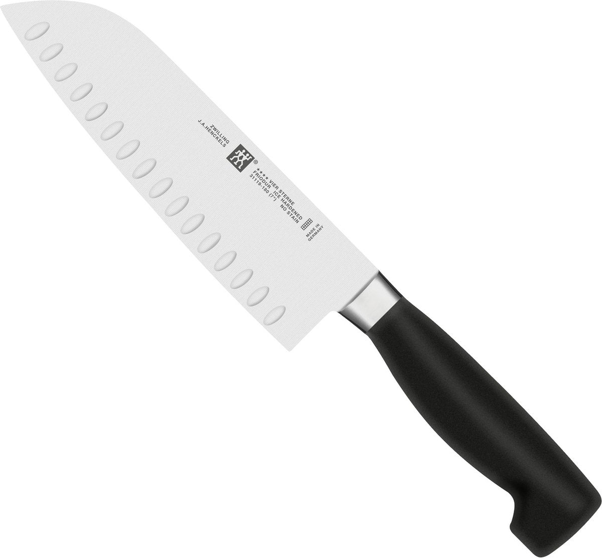 Zwilling - 4 stive Santoku knive med fordybninger 180 mm