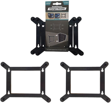 Stealth mount til Makita enkelt oplader | sort | 2 pieces - cmc-mk-s