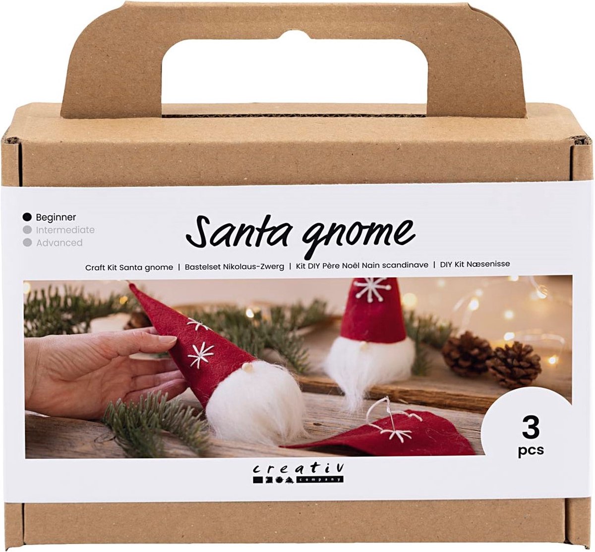 Kreativ virksomhed https: www.cchobby.nl hobbyset-christmasgnome-1-box