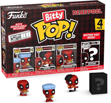 Funko bidy pop! marvel: deadpool bathtime 4-pak