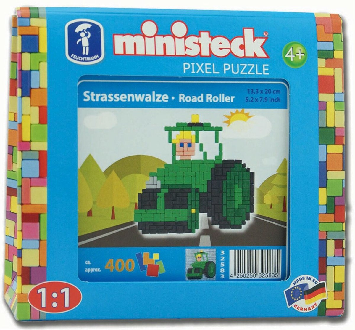Ministeck rulle lille æske 400 stk