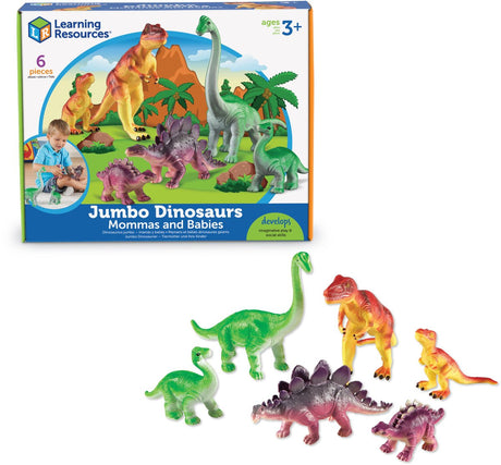 Læringsressourcer jumbo dinosaurer - mødre og babyer - 3+