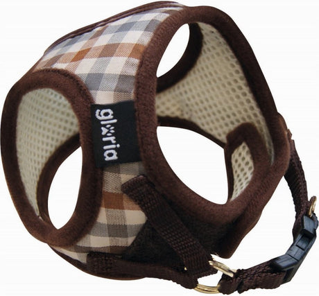 Gloria hundesele tjekket 17-22 cm str. xs