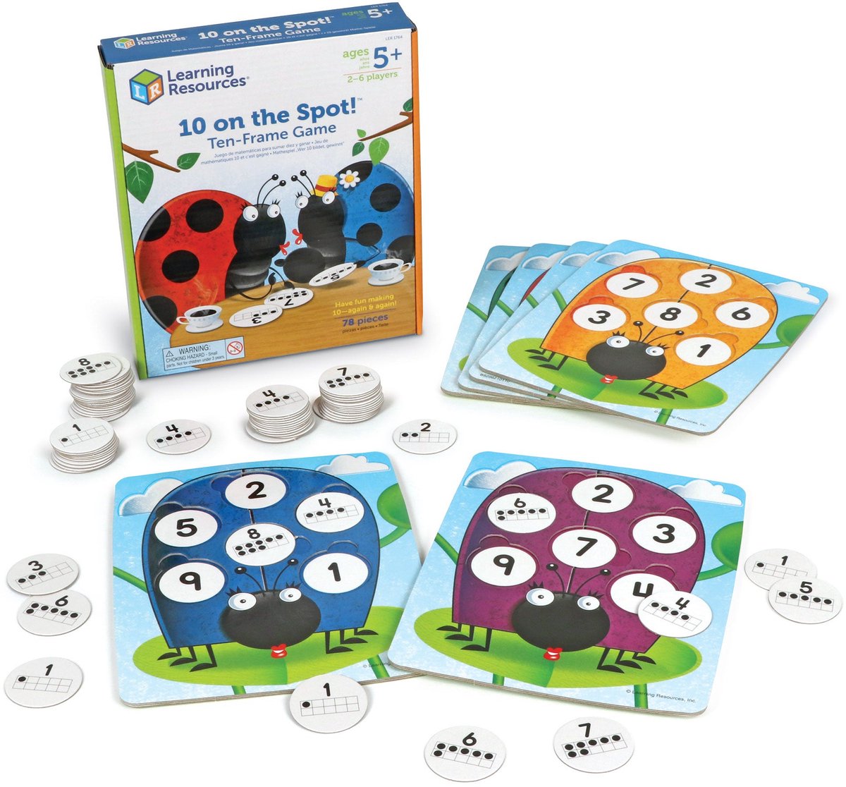 Læringsressourcer matematikspil - for børn fra 5 år - 5+