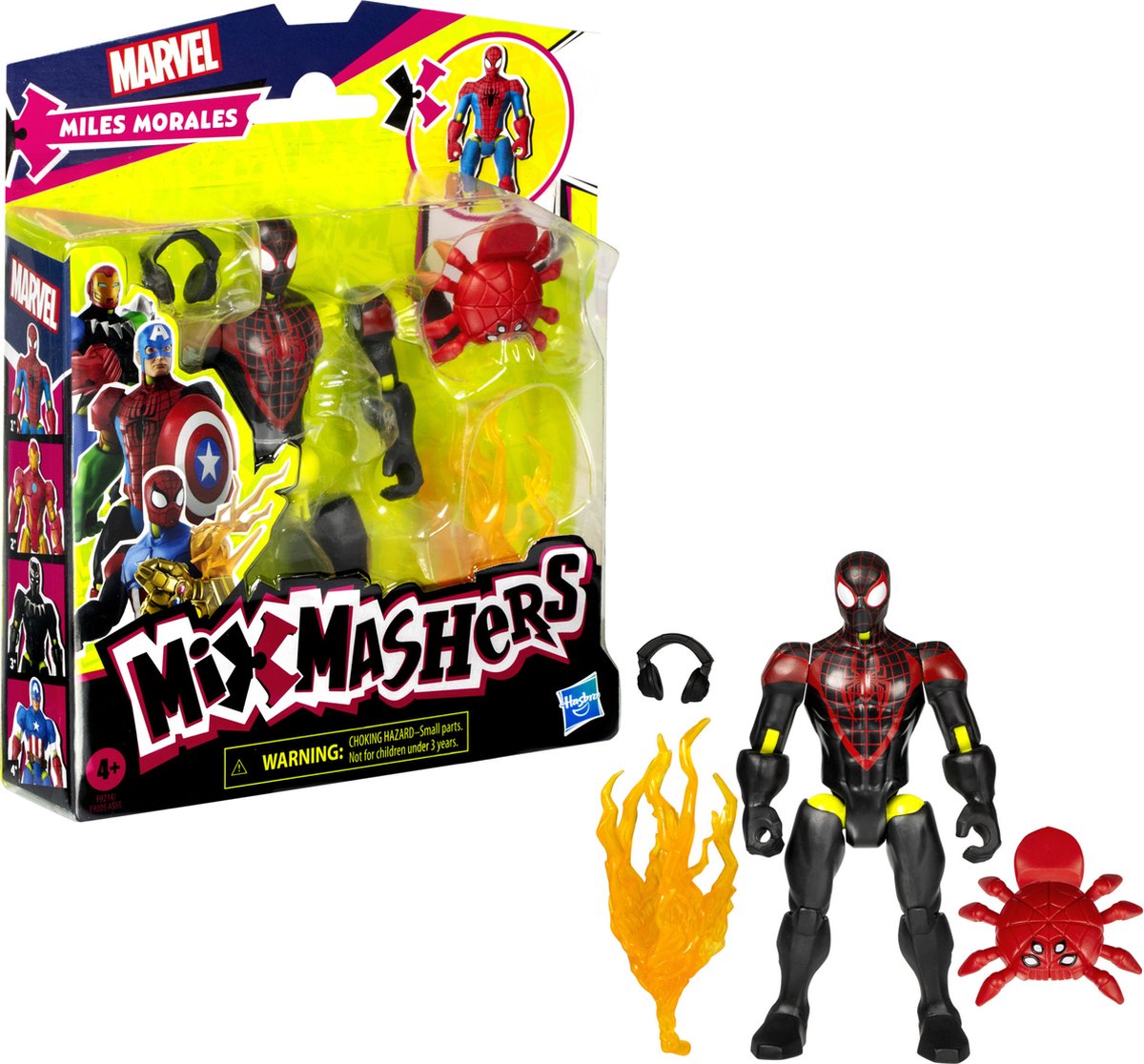Hasbro spiderman miles morales actionfigur mixmashers legetøj.