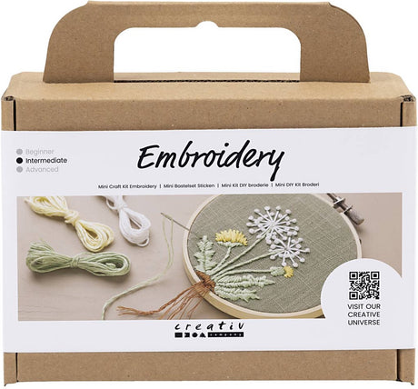 Creativ Company Mini Hobbyset Embroidery Wall Hanger