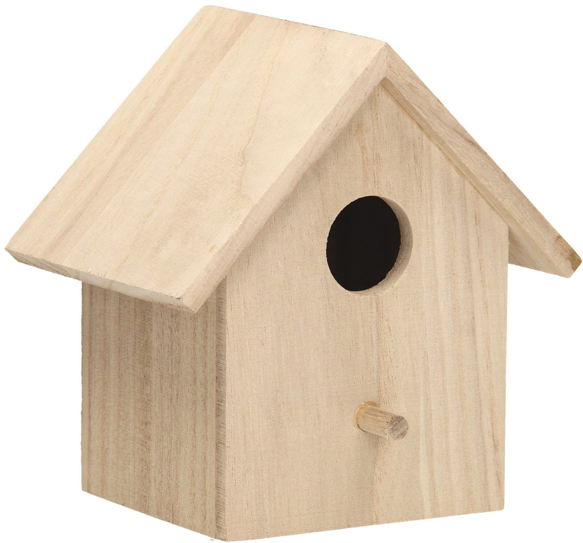 Playwood fuglehus træ håndværk legetøj natur.