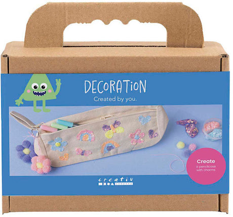 Creativ firma mini hobbysæt dekoration, penalhus, pastelfarver, 1 æske