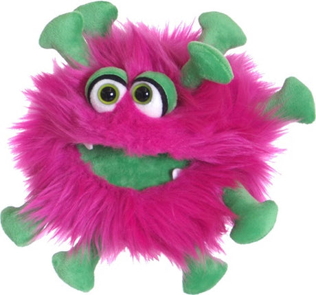 Living puppets gmbh living puppets handske marionet 20cm monster kai pink grøn
