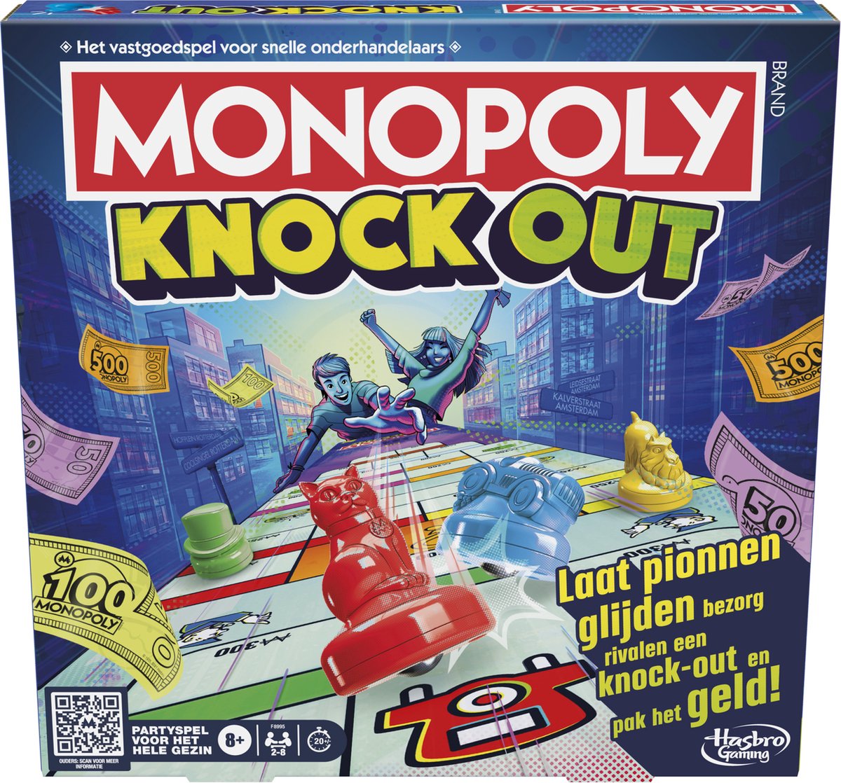 Monopol knockout brætspil - hollandsk udgave - brætspil