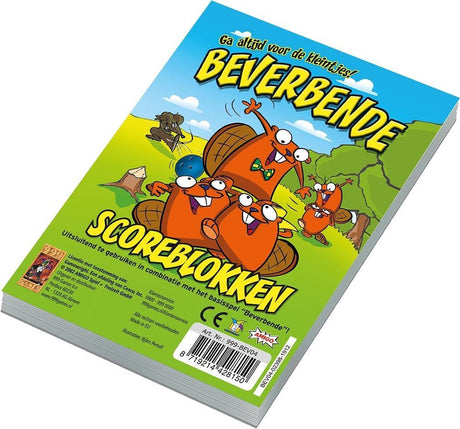 999spil 999 spil bæver-scoreblokke - 3 brikker - kortspil