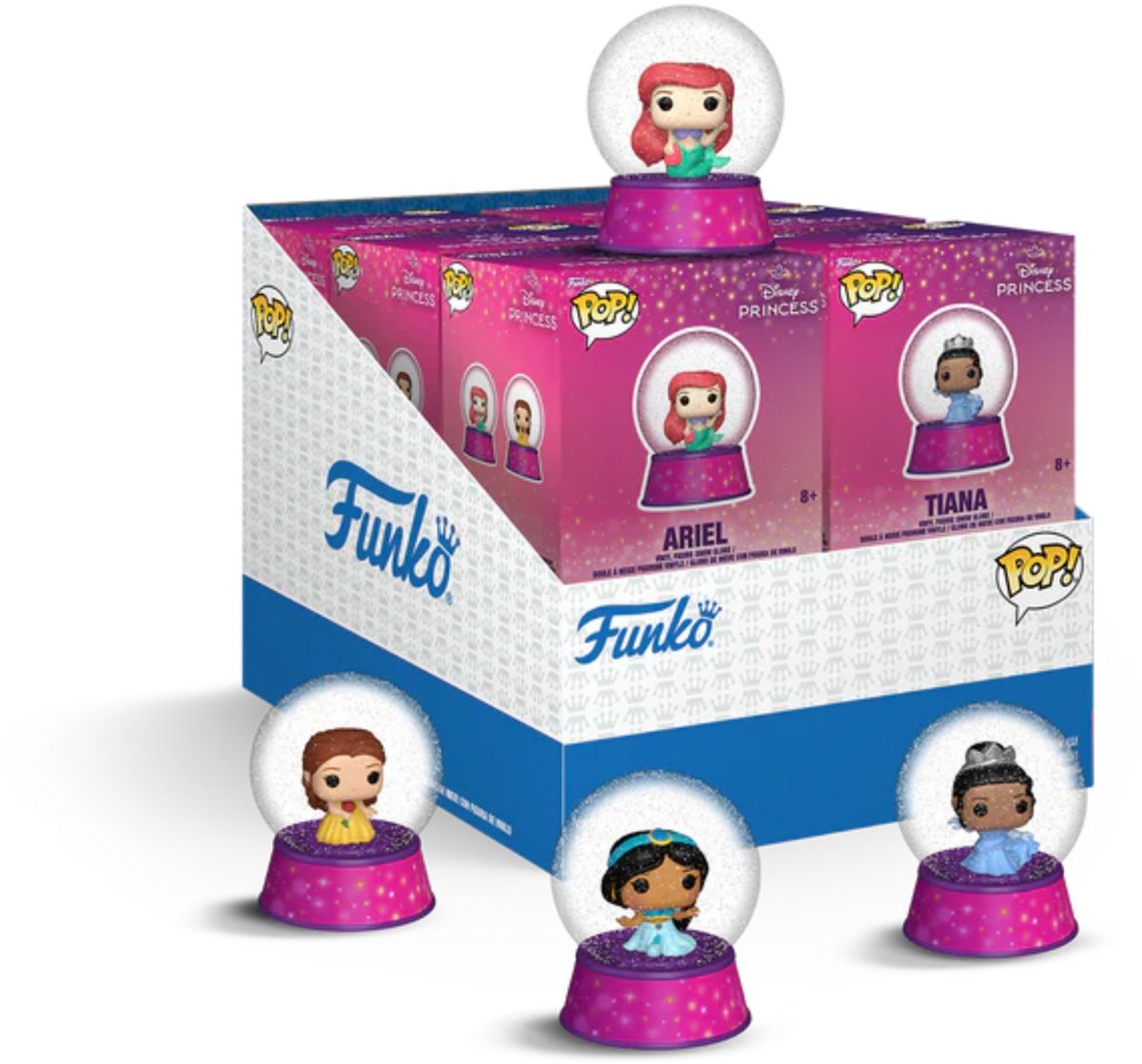 Funko mystery minis disney prinsesse snekugle