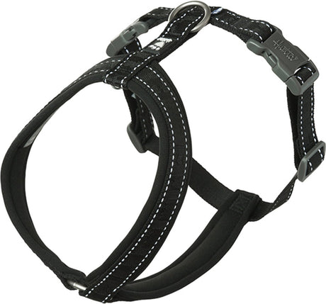 Hurtta sele afslappet y-eco sort - hundesele - 50-60 cm