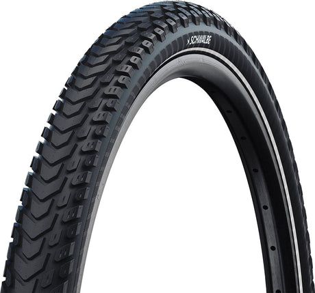 Schwalbe marathon mondial - kablet - addix - dd - raceguard - 28x2,25 - sort + refleks