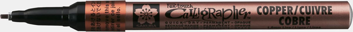 Sakura kalligrafi pen 1,8 mm aluminium melamin kobber